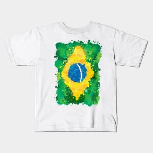 brazilian flag Kids T-Shirt